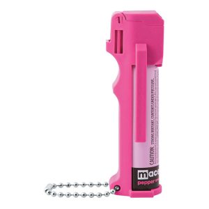 Mace Pink Personal Pepper Spray with Keychain and Flip Top Actuator