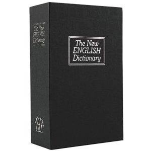 Key Locking Book Safe Front View Closed