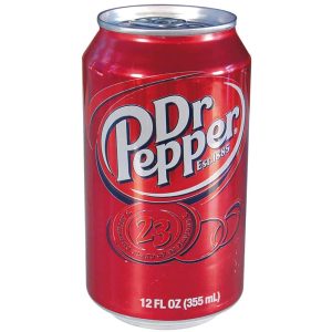 Dr. Pepper Diversion Safe - Bottom Closed. This safe cleverly disguises as a common household soda, offering a discreet and secure storage solution for your valuables