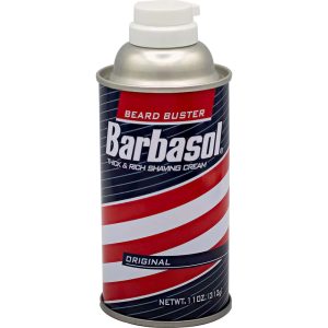 Barbasol Shave Cream Diversion Safe – showcasing the front view, designed to discreetly conceal valuables within a common household item, providing a clever and out-of-sight storage solution for your important belongings