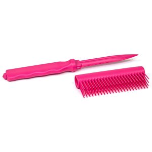 Pink Plastic Brush Knife Open