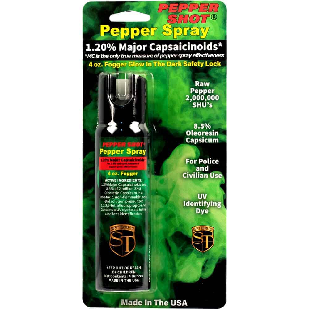 Pepper Spray 4 Ounce Pepper Spray Front View in Retail Package | Advanced Safety Tech Pepper Spray 4 Ounce Pepper Spray Front View in Retail Package Advanced Safety Tech Pepper Spray 4 Ounce Pepper Spray Front View in Retail Package
