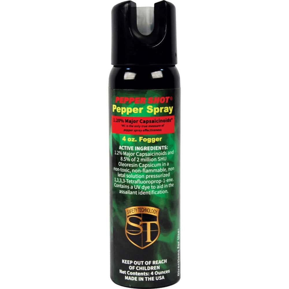 Pepper Shot 4 ounce Flip Top Pepper Spray Front View | Advanced Safety Tech Pepper Shot 4 Ounce Flip Top Pepper Spray Front View Advanced Safety Tech Pepper Shot 4 Ounce Flip Top Pepper Spray Front View