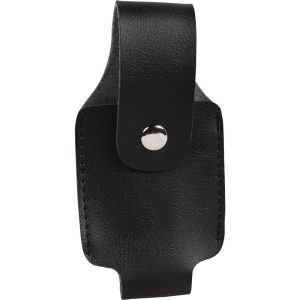 BlackLeatherette Holster For 2 Ounce Pepper Spray with Snap Closure