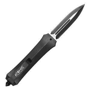OTF (Out The Front) Automatic Heavy Duty Knife Double Edge Blade