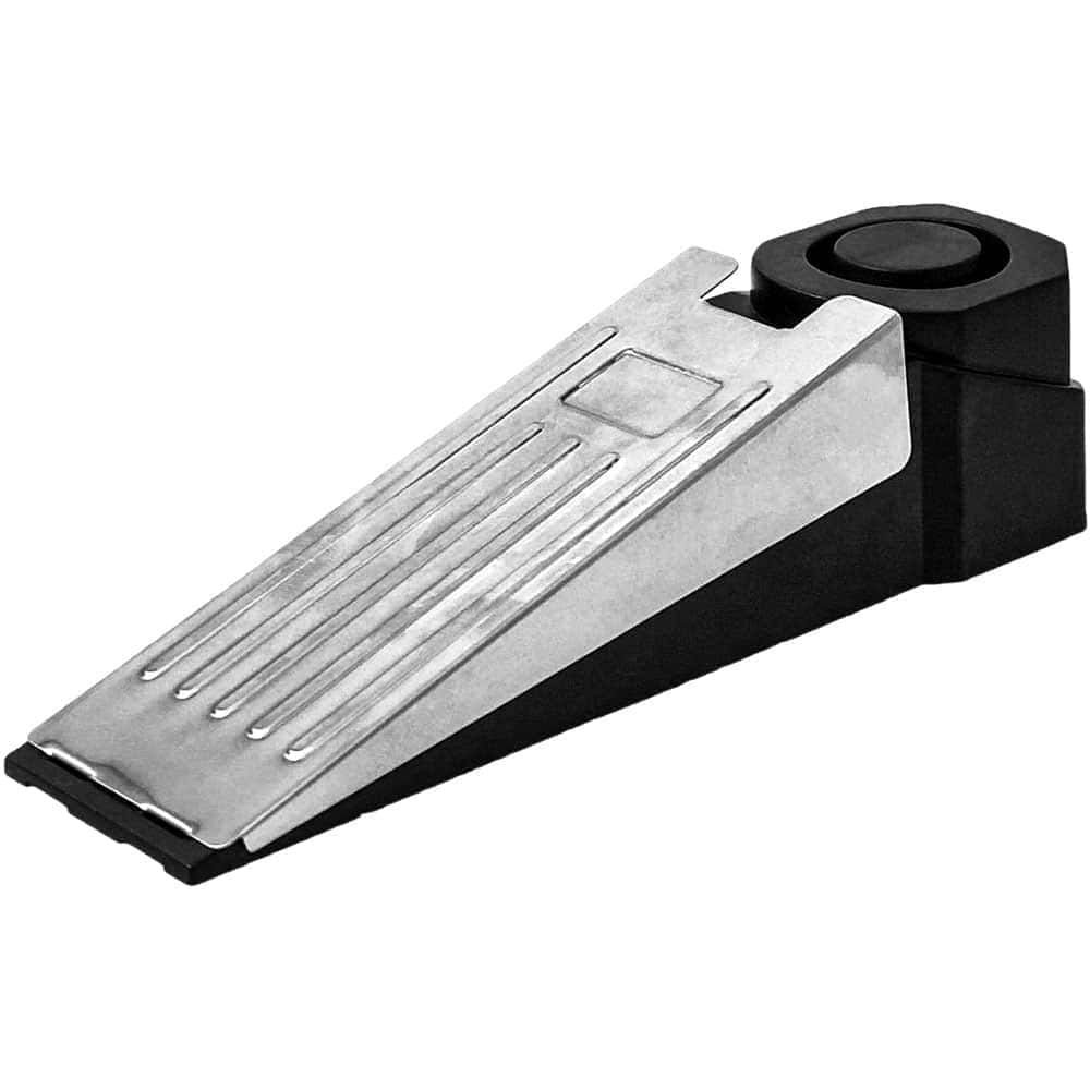 Safety Technology Door Stop Alarm – 120dB Siren with Tamper-Resistant Movement Sensor, Physical Door Block, 6-3/8" x 1-3/4", On/Off Switch, Low Battery Indicator, Uses 9V Battery, Travel Security