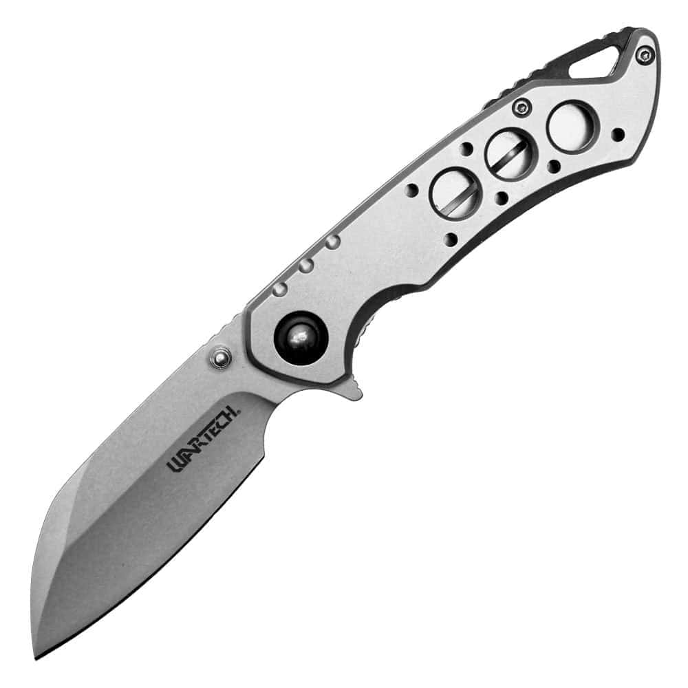 Silver Assisted Folding Pocket Knife