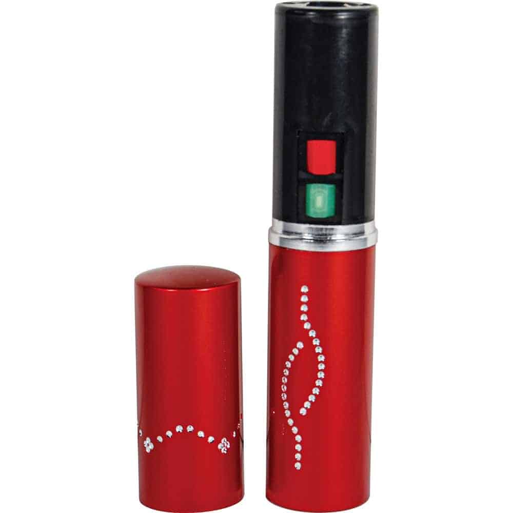 Red 25 Million Volt Lipstick Stun Gun Rechargeable With Flashlight With Cap Removed | Advanced Safety Tech Red 25 Million Volt Lipstick Stun Gun Rechargeable with Flashlight with Cap Removed Advanced Safety Tech Red 25 Million Volt Lipstick Stun Gun Rechargeable with Flashlight with Cap Removed