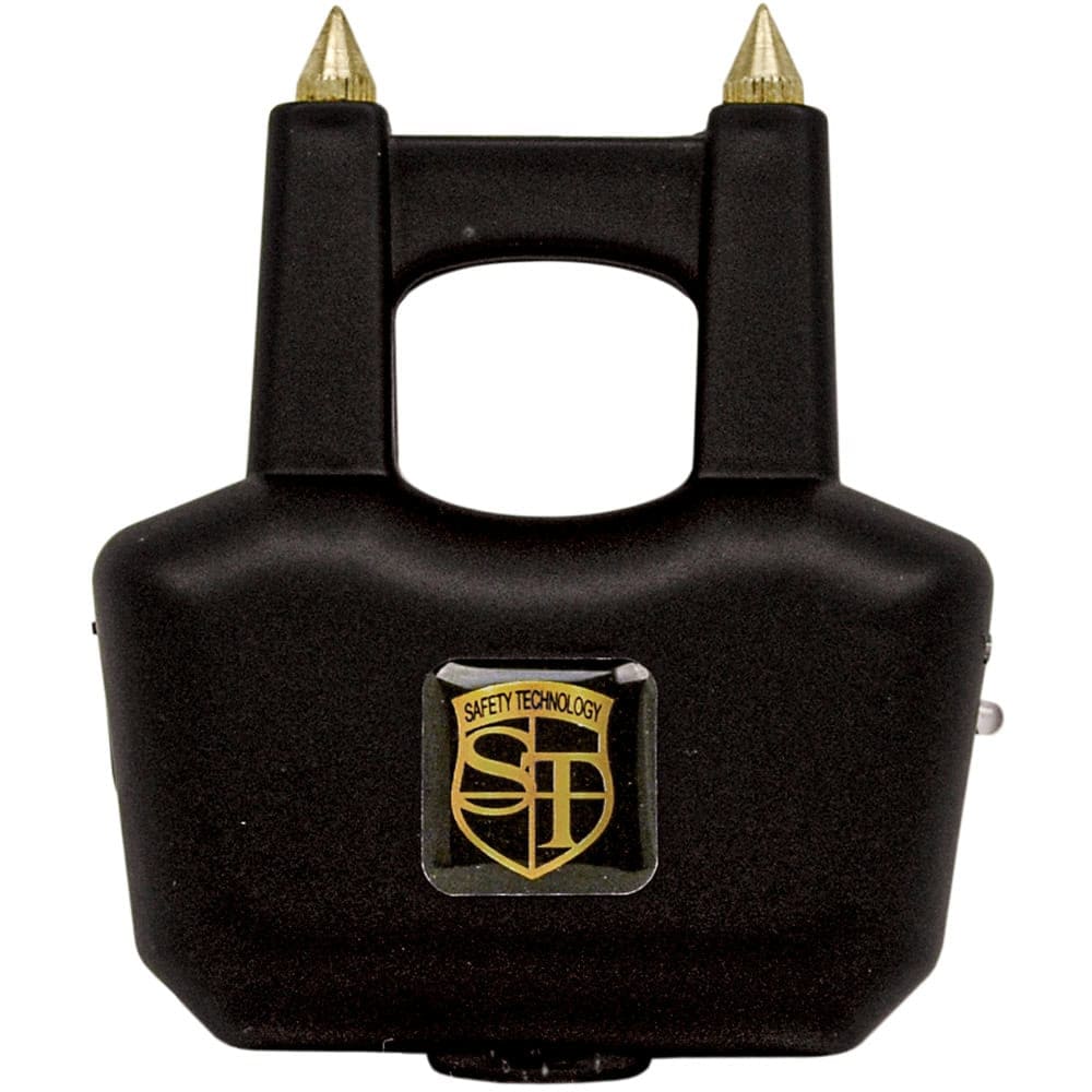 Black Spike 65 Million Volt Stun Gun with Palm Activation Front View