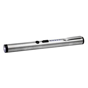 Silver Aluminium Rechargeable 40 Million Volt Stun Pen