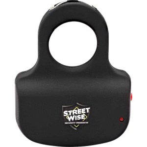 StreetWise Sting Ring 18 Million Volt Black Stun Gun Front View