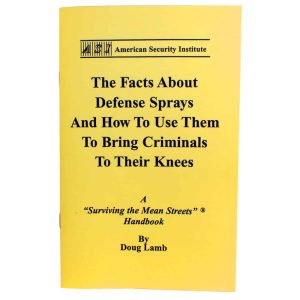 A 32 Page Tactical Defense Spray Hand Book - Front Cover