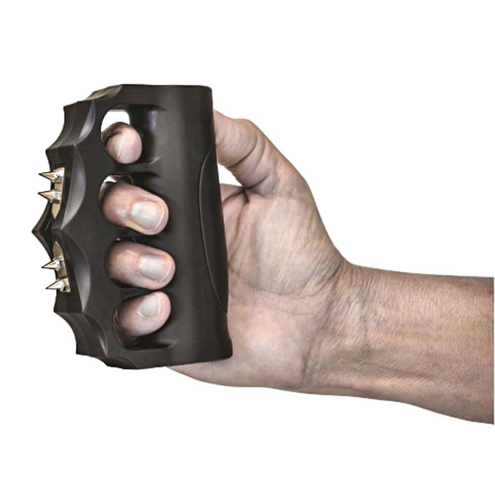 950,000 Volt ZAP Blast Knuckles Extreme Stun Gun Shown in Hand